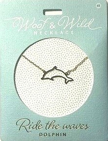 Halsband Woof & Wild Dolphin  2-pack
