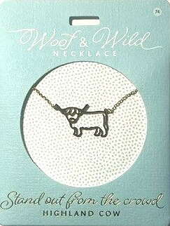 Halsband Woof & Wild Highland Cow  2-pack