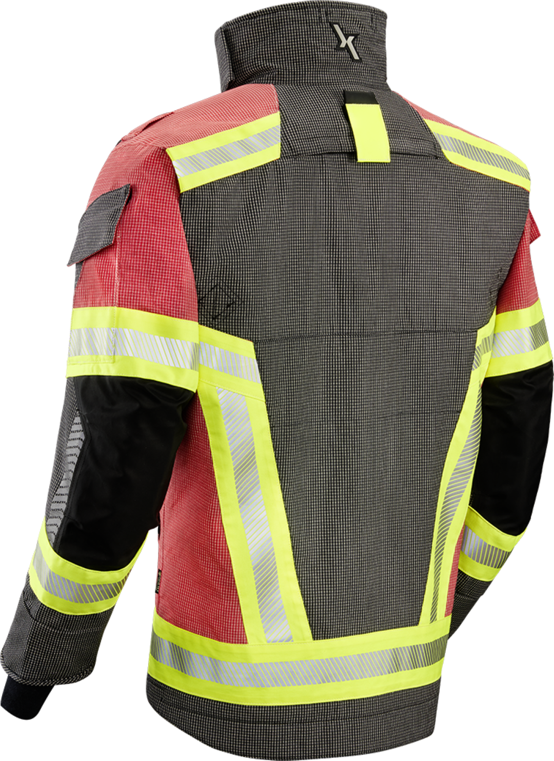 Brannbekledning for Røykdykking TEXPORT FIRE EVO ONE Jakke i Mørk blå/Rød farge, Neste generasjons røykdykkerbekledning. Lansert under Interschuts messen. - 4