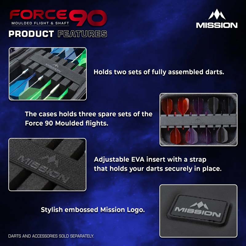 Mission Force 90 Dartfodral Svart - 4
