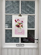 Collage "Mr & Mrs Swan, petite” av Maria C Bernhardsson. Orginal utan ram.