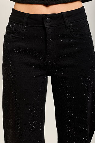 Jeans Puffy Sparkle Svart