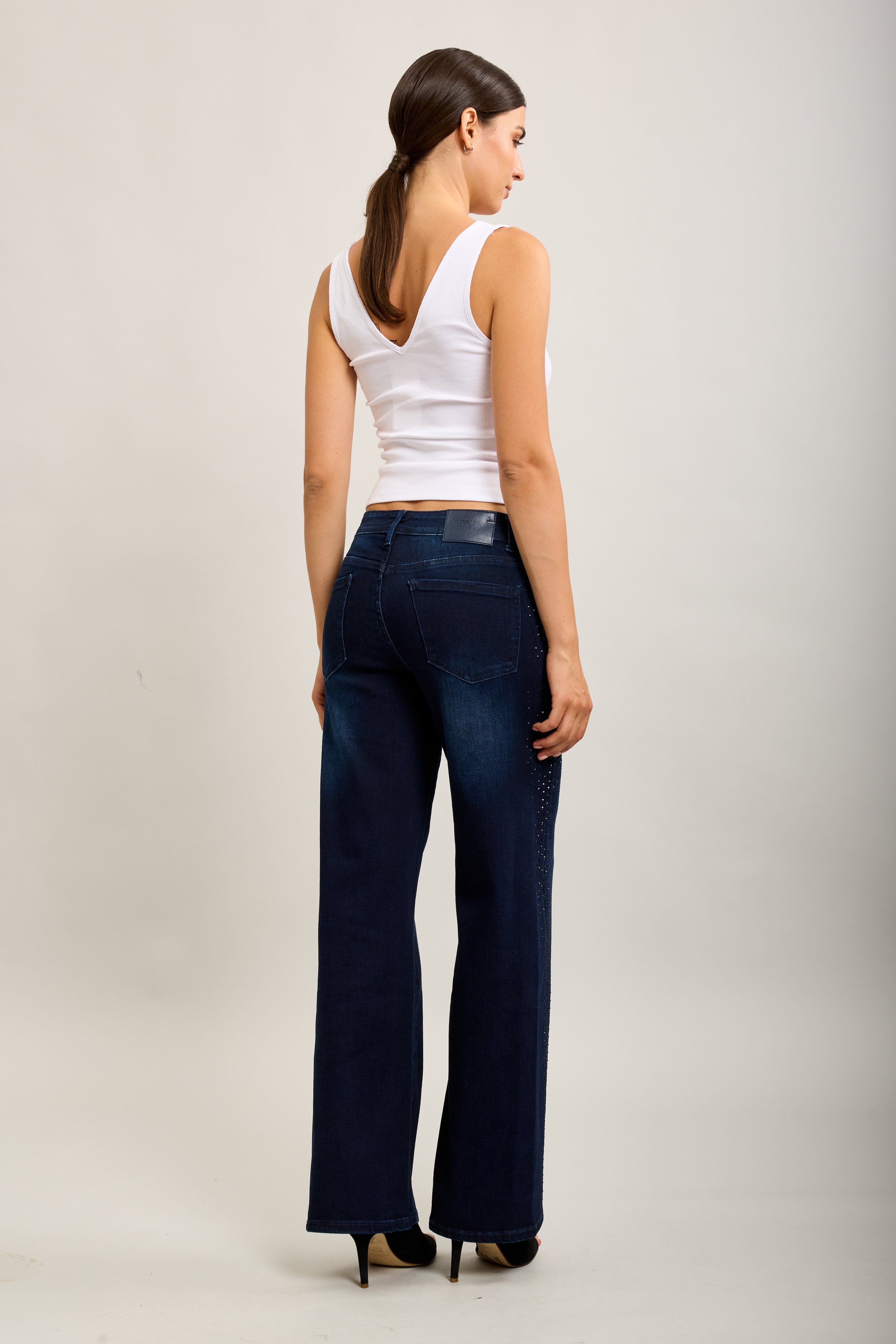 Jeans Straight Sparkle Navy - 5