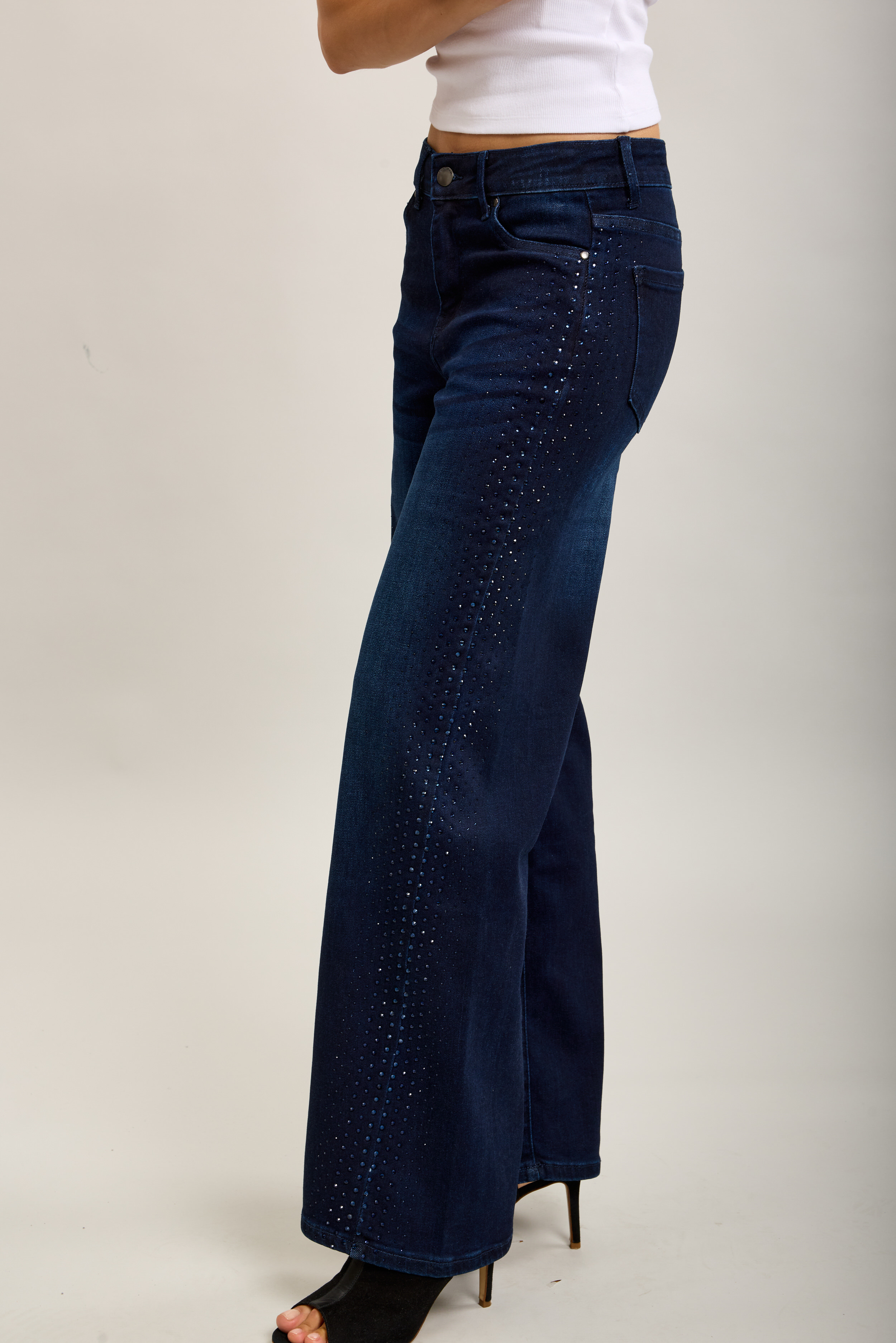Jeans Straight Sparkle Navy - 2