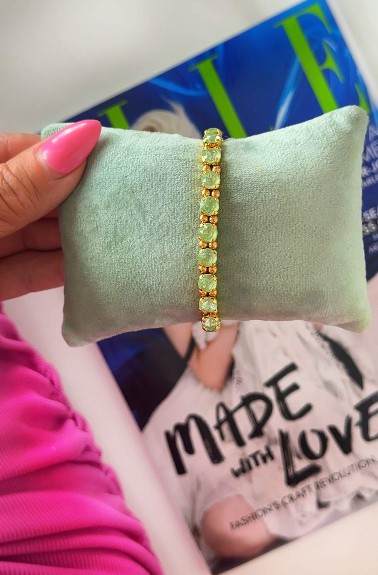 Armband Maxine Paradise Green Lux Gold