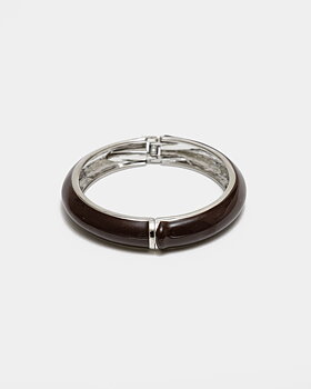 Adele Bracelet Brown w Silver