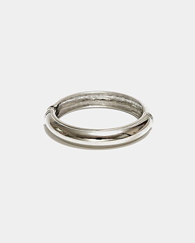 Adele Bracelet Plain Silver