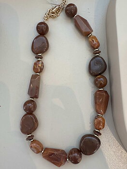 Nala Necklace Dark Camel