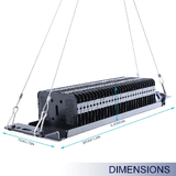 Highbay armatur, 70W, 35cm,  9800 lumen - 2