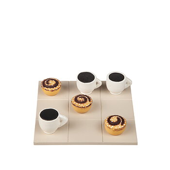Three in a Row: Coffee/Cinnamon Bun