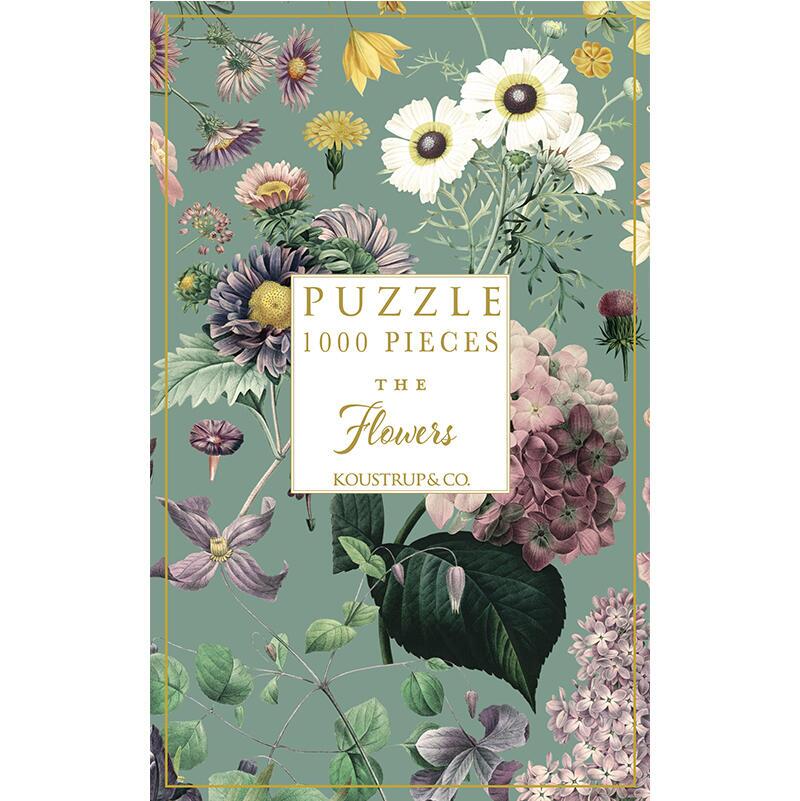 Pussel – Blommor - 1000 bitar - 4