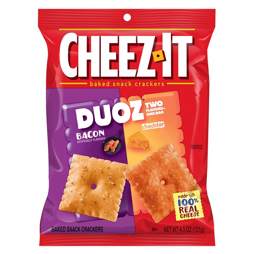 Cheez-It Duoz Bacon &amp; Cheddar 121 g