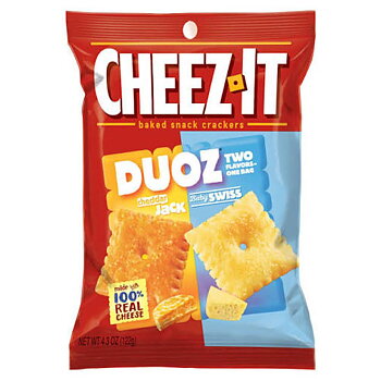 Cheez-It Duoz Cheddar Jack & Baby Swiss 122 g