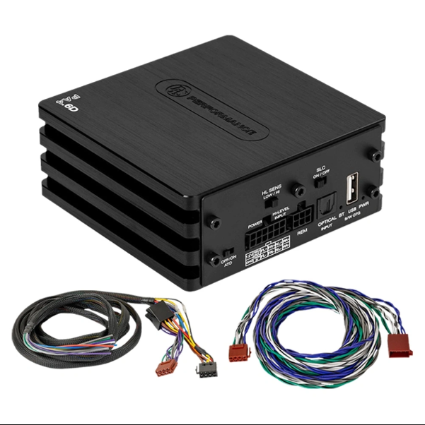 DLS PA4.6D, 6-kanalig ljudprocessor/DSP till bilar med ISO/universal