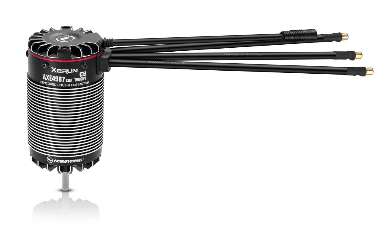 Hobbywing Motor XeRun AXE4987SD 1600kV Black R3S - 5