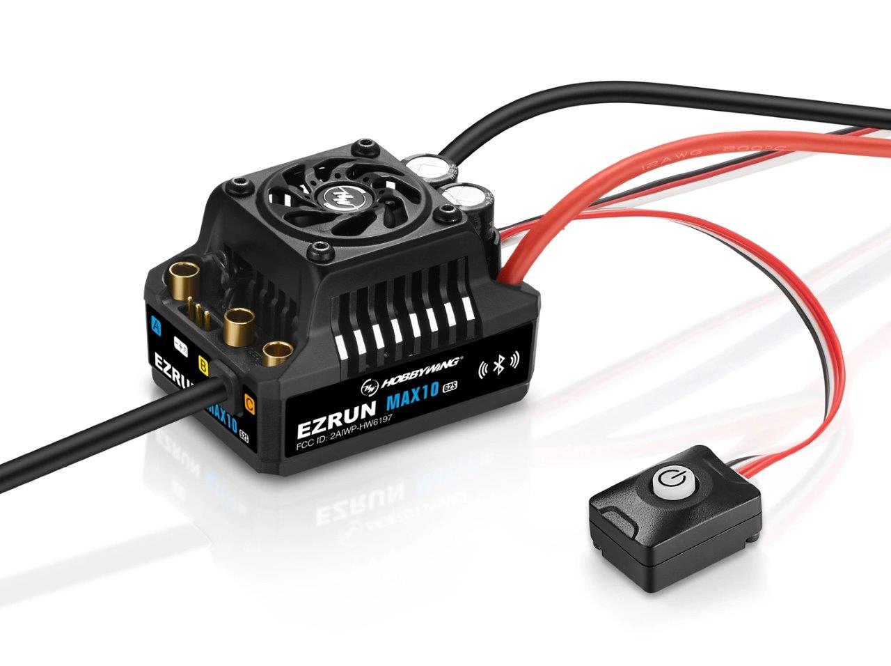 Hobbywing EzRun MAX10 G2S 80A 2-3S Sensor WP Fartreglage 1/10 - 4