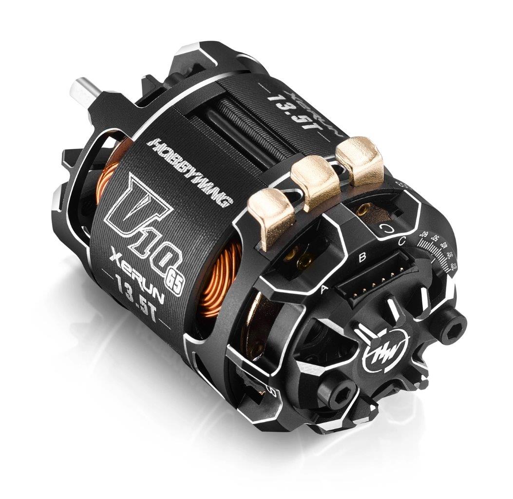 Hobbywing Motor XeRun V10 13.5T Black G5 Torque Stock - 2