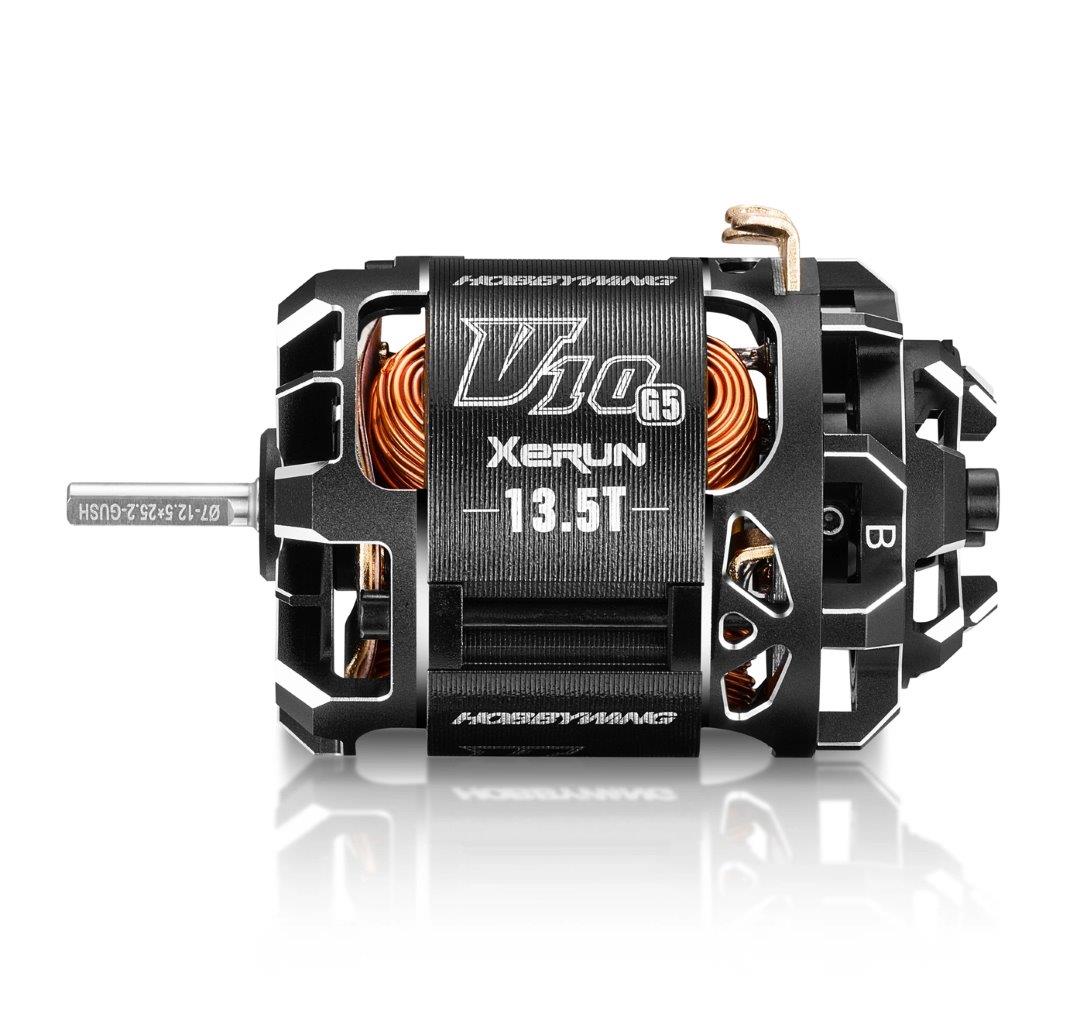 Hobbywing Motor XeRun V10 13.5T Black G5 Torque Stock - 3