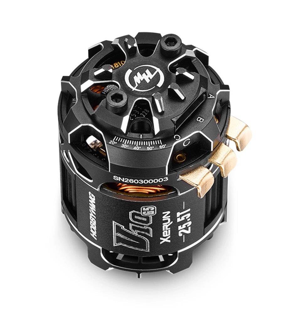 Hobbywing Motor XeRun V10 25.5T Black G5 Stock Torque - 2