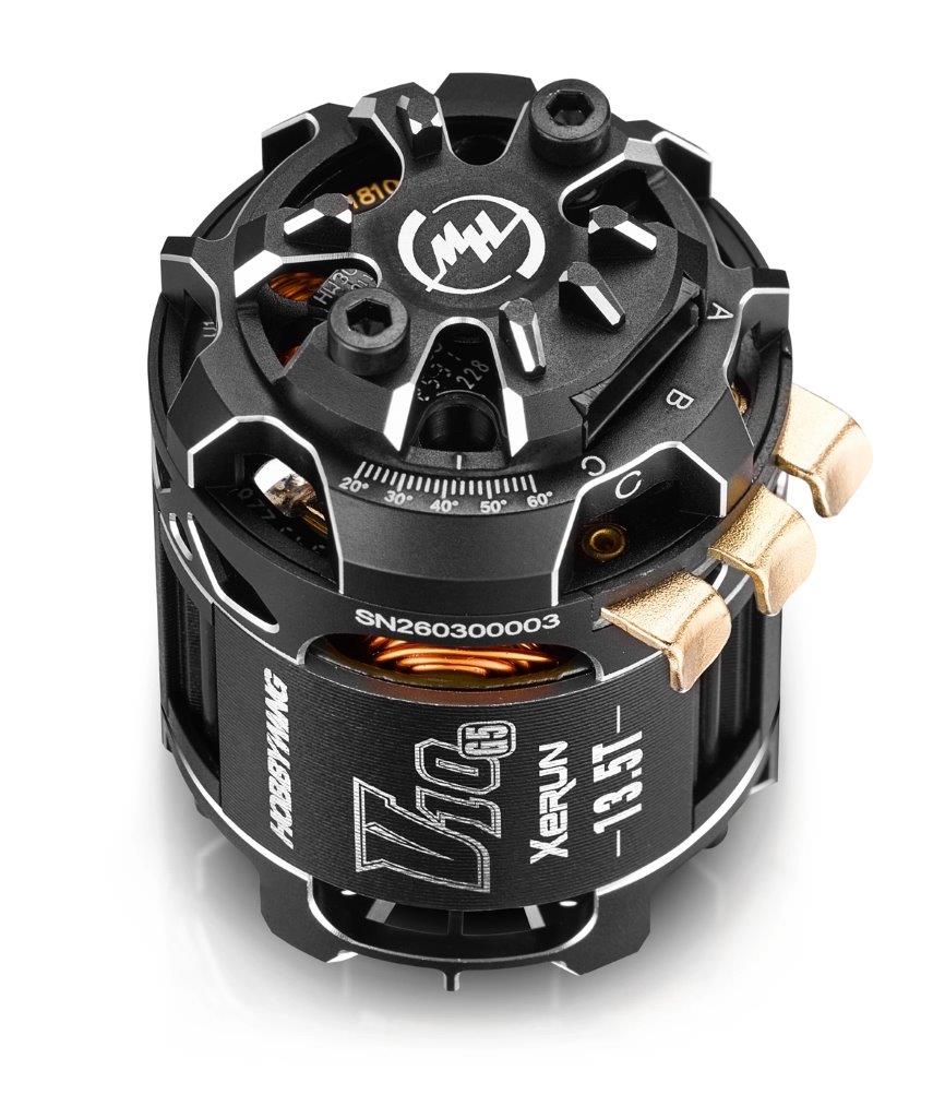 Hobbywing Motor XeRun V10 13.5T Black G5 Stock - 3