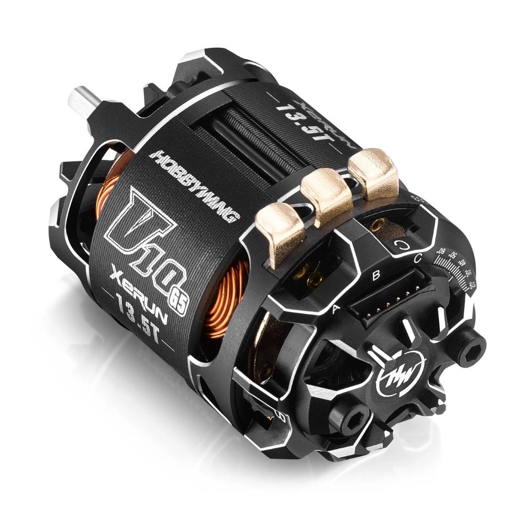 Hobbywing Motor XeRun V10 13.5T Black G5 Stock - 2