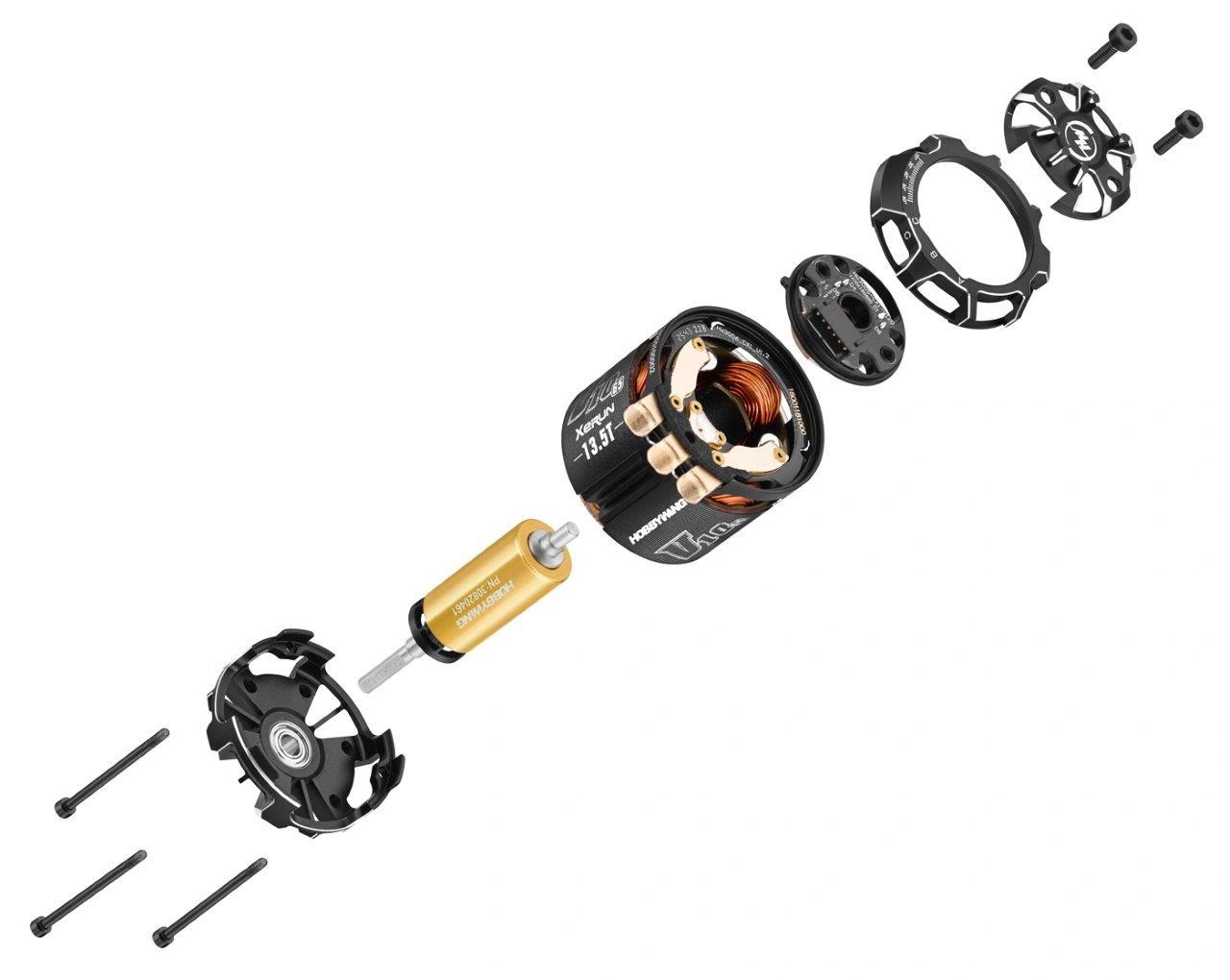 Hobbywing Motor XeRun V10 13.5T Black G5 Stock - 7