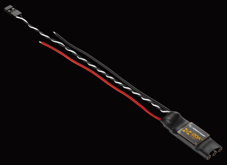 Hobbywing XRotor 20A Fartreglage 3-4S 3.5mm Kontakter (utan Kablar) Multirotor - 2