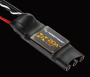 Hobbywing XRotor 20A Fartreglage 3-4S 3.5mm Kontakter (utan Kablar) Multirotor