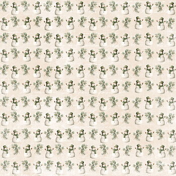 Reprint12x12 0768 Cozy Winter Collection -Snowman