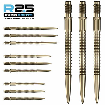 Mission R2.5 Rapid GV1 Dartspetsar Guld 30mm