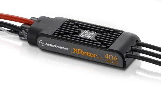 Hobbywing XRotor Pro 40A Fartreglage 3-6S 3.5mm Kontakter Multirotor (2) - 2