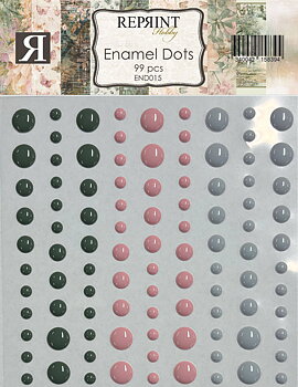 Reprint Adhesive Enamel Dots -Hidden Magic Collection