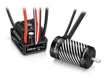 Hobbywing EzRun Combo MAX10 G2S 140A - 3665SD 2400kV Black G3 1/10