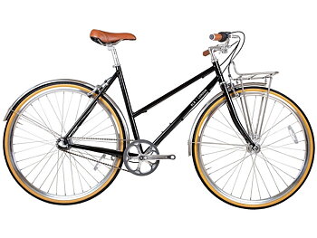 BLB Butterfly 3spd Town Bike - Black