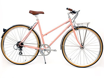 BLB Butterfly 8spd Town Bike - Dusty Pink