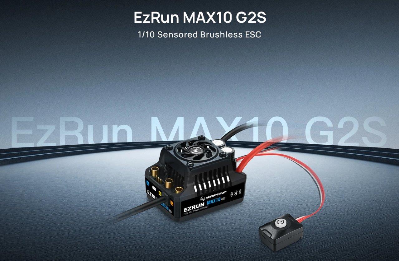 Hobbywing EzRun Combo MAX10 G2S 140A - 3665SD 4000kV Black G3 1/10 - 2
