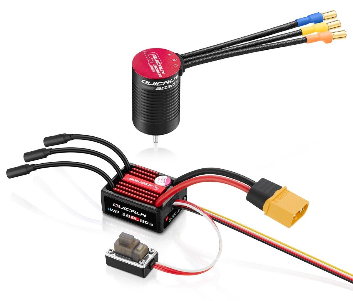 Hobbywing QuicRun Combo WP 16BL30 G2 - 2030SL 5000kV G2 1/16