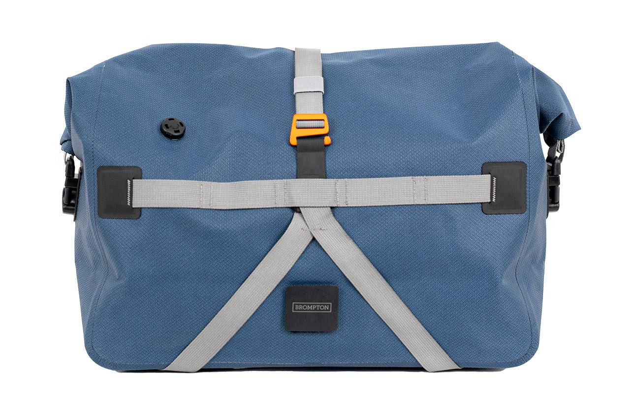 Borough WP Roll Top Lge +Frame Navy/Grey - 2