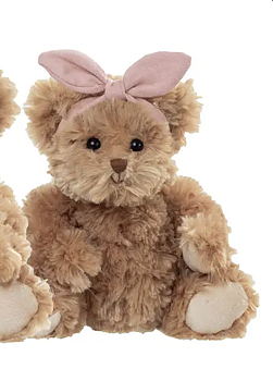 Bukowski Baby Jayleen - Nalle Brun m Rosa Rosett 25 cm 