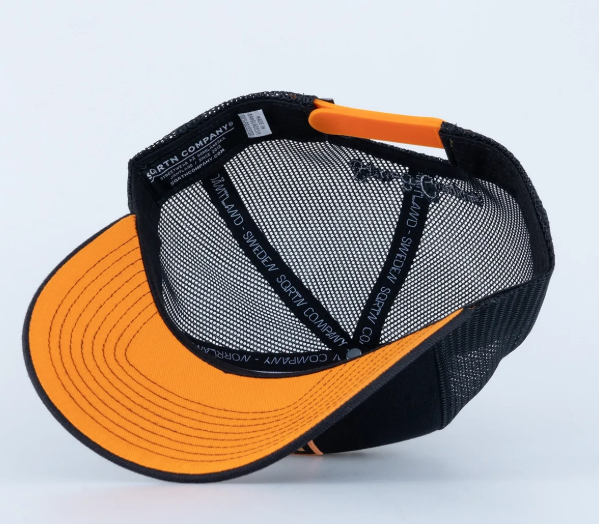 CAMPSITE TRUCKER KEPS - HOOKED BLACK - 2