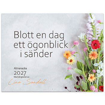 Blott en dag väggkalender 2027 – Lina Sandell