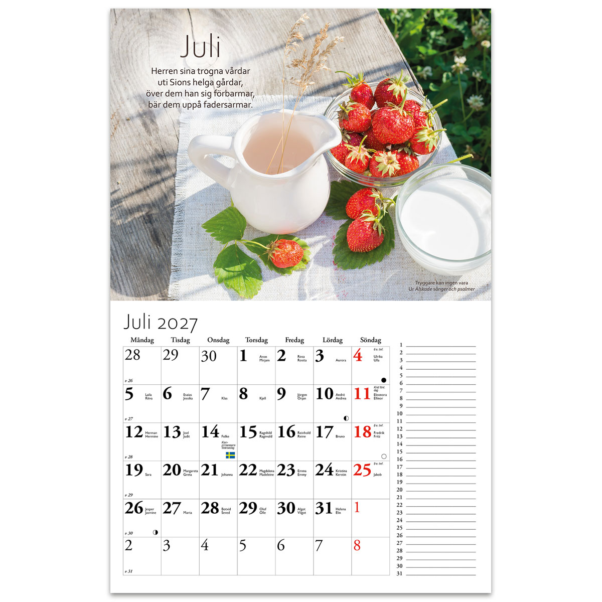 Blott en dag väggkalender 2027 – Lina Sandell - 3