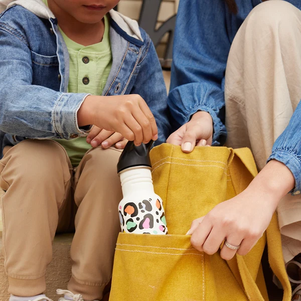 Klean Kanteen -  Sportkork  Flip Seal och sugrör Classic Kid 355ml   - 2