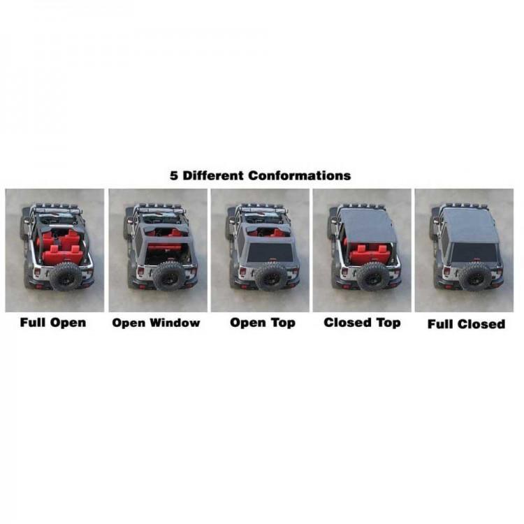 Suntop Complete Fastback Soft Top - JLU - 2