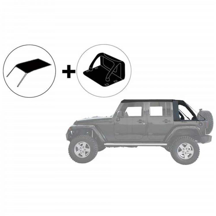 Suntop Complete Cargo Soft Top - JKU - 3