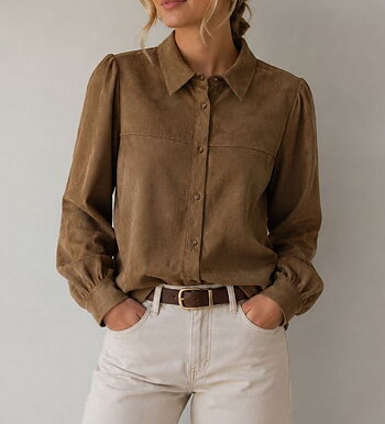 Chica London - Skjorta/Jacka Brun