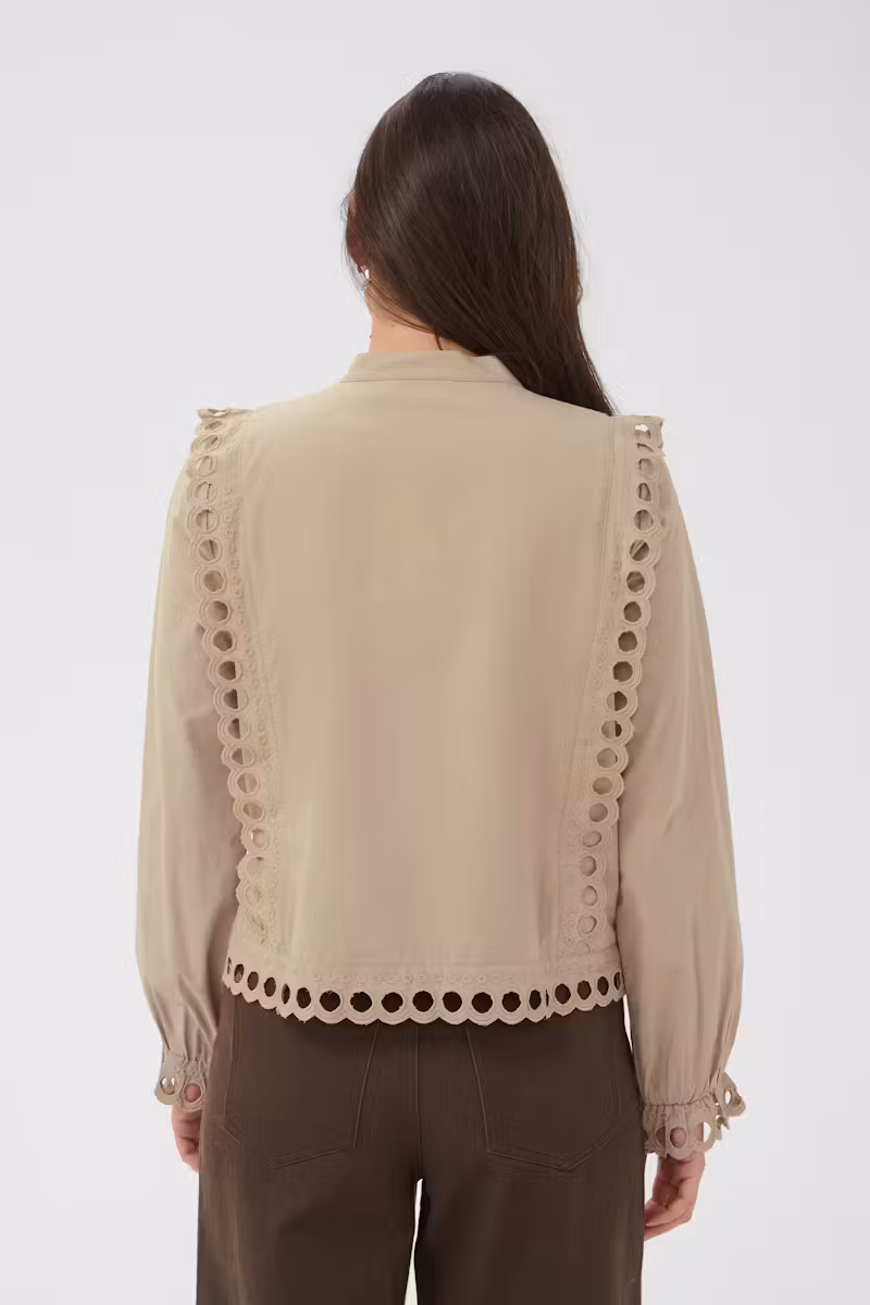 Saint Tropez Marlee Shirt Wethered Brown - 2