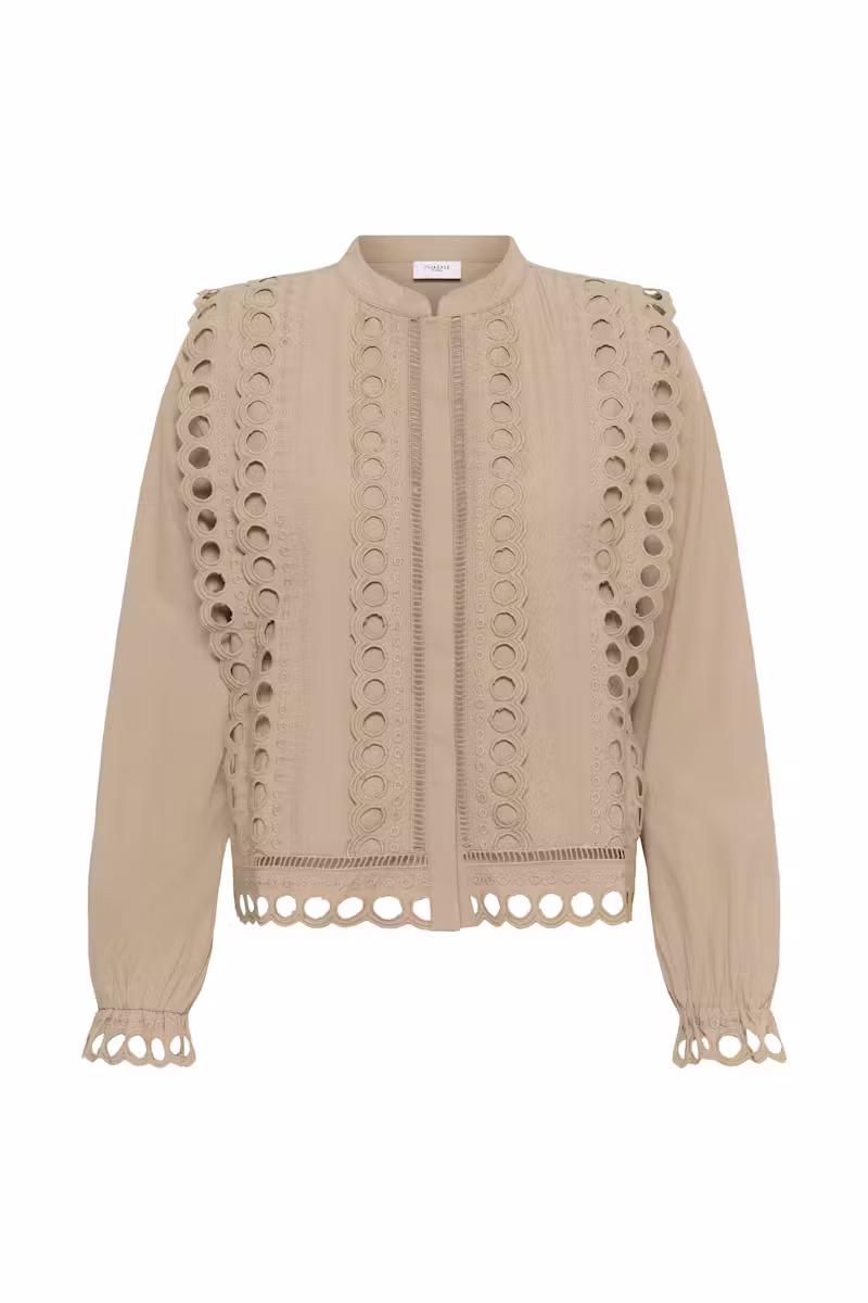 Saint Tropez Marlee Shirt Wethered Brown - 3