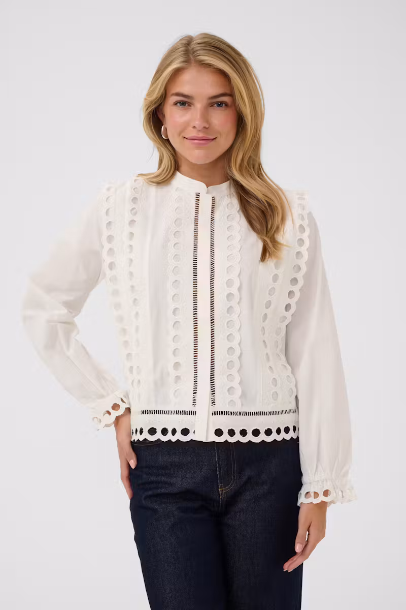 Saint Tropez Marlee Shirt Ice White
