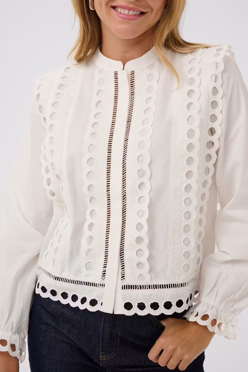 Saint Tropez Marlee Shirt Ice White - 5